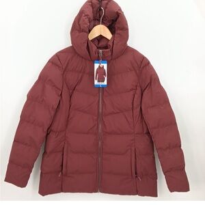 32 Degrees Women's Puffer Jacket in Burgundy